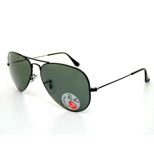 Ray-ban Aviator Rb 3025 002/58 Verde Polarizado Gota Grande