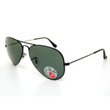 Ray-ban Aviator Rb 3025 002/58 Verde Polarizado Gota Grande