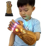 Thanos Infinity Manopla Com Led Kid Luva Kid