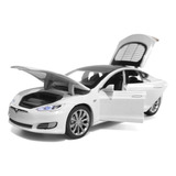 1 Juguetes For Children Tesla Model Coche De Aleation 1:32