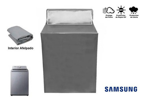 Funda Para Lavadora Samsung Wa24a8370gv 24kg Panel