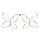 Fxmimior Pendientes De Mariposa Grandes De Oro Bohemio Para