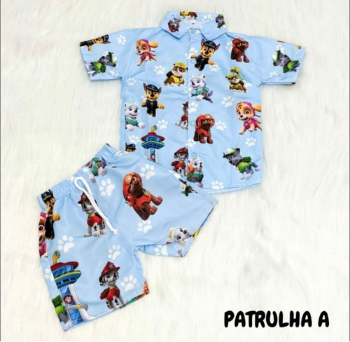 Conjunto Infantil Temático Camisa Roupa Blogueirinho