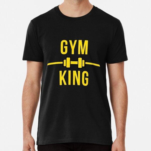 Remera Gym King Algodon Premium