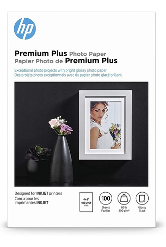 Papel Fotográfico Satinado Of Hip Premium Plus, 4 X 6