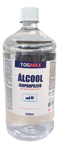 Ál-cool Isopropílico 99,8% 1l Limpeza De Placa Eletrônico