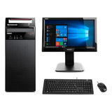 Cpu Desktop Lenovo E73 + Monitor Core I3 8gb Ssd 240gb Win10