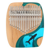 Kalimba 17 Teclas Piano De Pulgar Ballena, Instrumento ...