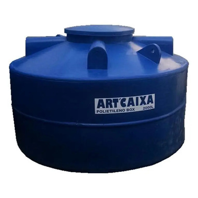 Tanque de Água Artcaixa Box Vertical Polietileno 2000L Azul | Parcelamento sem juros