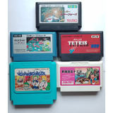 Lote De 5 Juegos De Famicom ( Nes ) Japoneses 