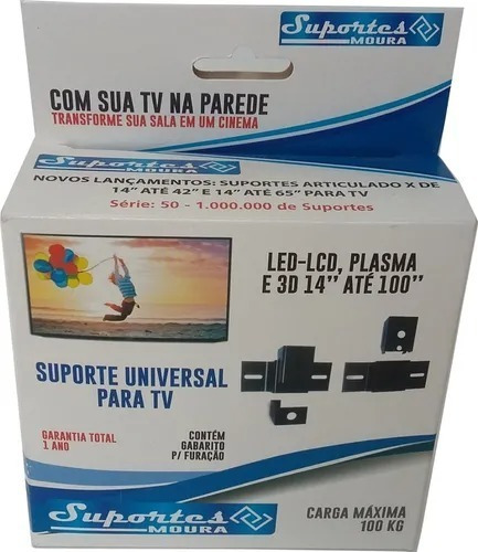 Suporte Para Tv Ou Monitor Universal Moura 10-100 Polegadas