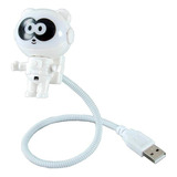 Lampara Luz Led Usb Laptop Pc Panda Astronauta Escritorio 