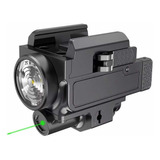 Lanterna 800 Lm Mira Laser Verde Recarreg Al 7075 Trilho20mm