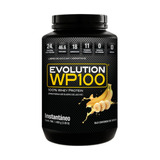 Suplemento En Polvo Evolution  Wp100 Proteínas Sabor Plátano En Pote De 1.4kg