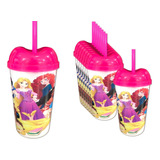 Vaso Pitillo Sorpresa X12 Princesas Disney Fiesta Decoracion