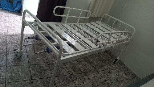 Cama Hospitalar Fawler 2 Manivelas Com Grade 