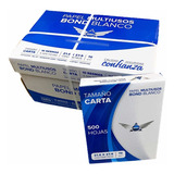 Papel Blanco Carta - Caja Con 5,000 Hojas 10 Paq De 500 C/u