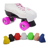 1 Par De Protectores De Dedos De Piel Sintética Para Patines