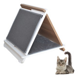 Toca Gato Mdf Cabana + Arranhador Pet