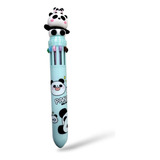 Boligrafo Lapicera Multicolor 0.07mm Diseño Panda