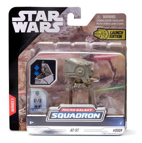 Nave Star Wars Galaxy Squadron At- St + Micro Figura