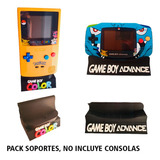 Gameboy Pack Soportes De Exhibicion Coleccionistas