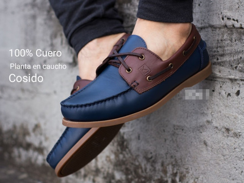 Zapatos Mocasines Hombre 100% Cuero Casuales