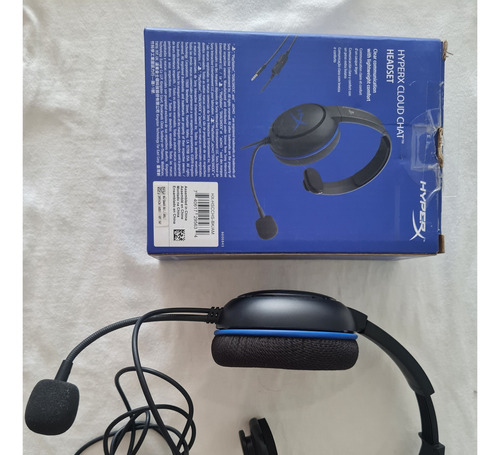 Auricular Gamer Hyperx Cloud Chat Hx-hscchs Negro Y Azul