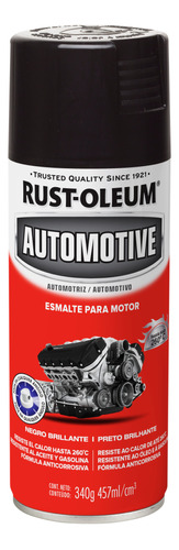 Aerosol Esmalte Motor Engine 260ºc Rust Oleum X 340 Gr.