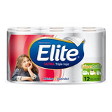 Papel Higienico Elite Triple Hoja X 12 Und