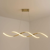 Lustre Pendente Dna Espiral Moderno Led 3 Em 1 