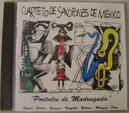 Cuarteto De Saxofones De México - Portales De Madrugada. Cd