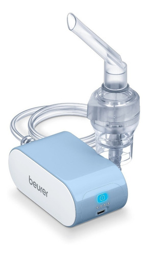 Nebulizador Inhalador Portátil Compacto Usb Beurer Ih 60 Color Blanco Y Azul