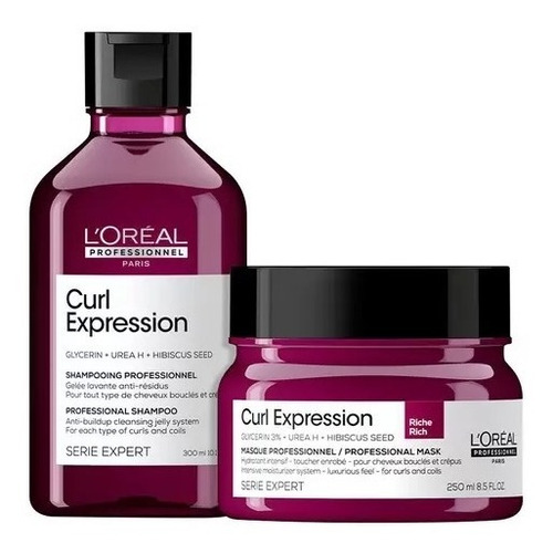 Loreal Curl Expression Shampoo Antirresíduos 300ml+másc250g