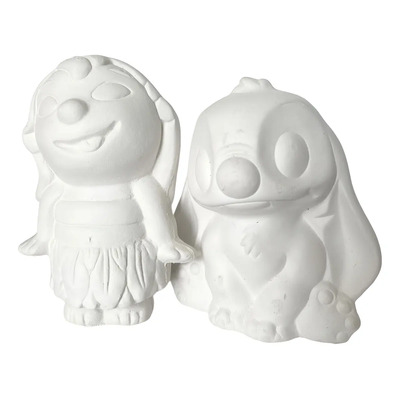 Alcancías de Yeso Lilo y Stitch para Pintar - Marca Santos | Envío gratis