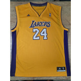 Camisa Lakers adidas - Kobe Bryant 24 - Oficial Amarelo - Xl