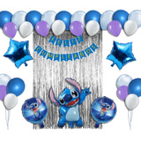 Kit Decoración Stitch Globos Decoracion Fiesta Tematica 