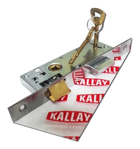 Cerradura Puerta Angosta Kallay 3002 Seguridad Reversible