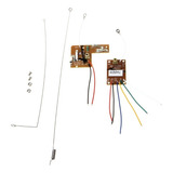 Placa De Transmisor Y Receptor Remoto De 4 Canales Y 40 Mhz