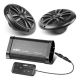 Velex Paquete De Altavoces Con Amplificador Bluetooth Marino