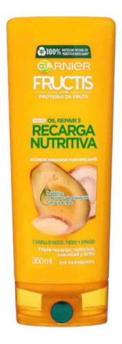 Acondicionador Garnier Fructis Recarga Nutritiva 350ml