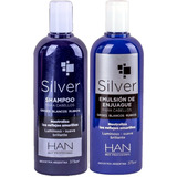 Han Shampoo + Acondicionador Silver Violeta Matizador 350 Ml