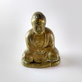 Antiga Escultura Oriental Buda Em Bronze 7562 Rrdeco
