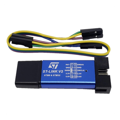 Programador Dbuger Usb St-link V2 Stm32 Stm8 Con Cable