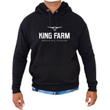 Blusa De Frio Moletom King Farm Moda Country Flanelado