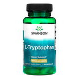 L-triptofano 500mg Swanson 60 Cápsulas Importado