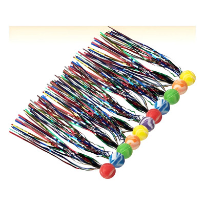 20 Pelotitas Saltarinas Serpentinas De Colores Piñata Niños Multicolor