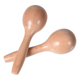 Maracas Para Ninos Bebes, Instrumento Musical De Madera Mara