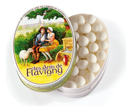 L'abbaye De Flavigny Francés Caramelo Bolas Anís Duro 50g