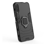 Funda Huawei Y9s / Honor 9x Armor Ring + Vidrio Marco Negro